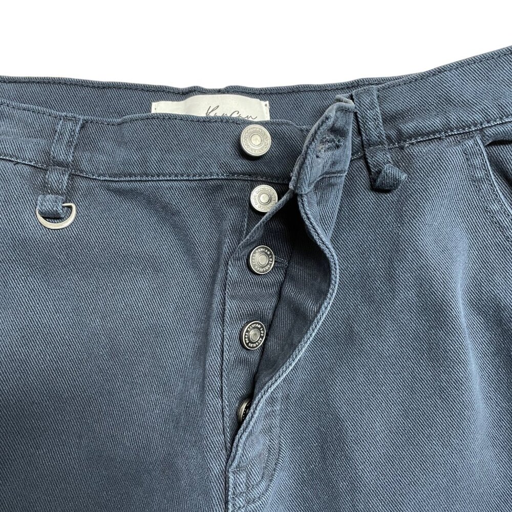 KANCAN JEANS JAINIE HIGH RISE STRAIGHT LEG UTILITY SIZE 9/28 GORPCORE KC7898NV - Picture 6 of 12